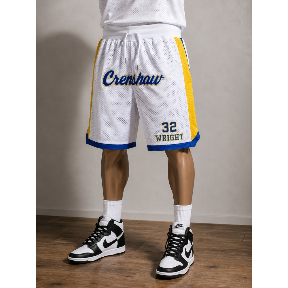 Headgear Classics Monica Wright Love and Basketball Crenshaw Shorts White XS NEW
